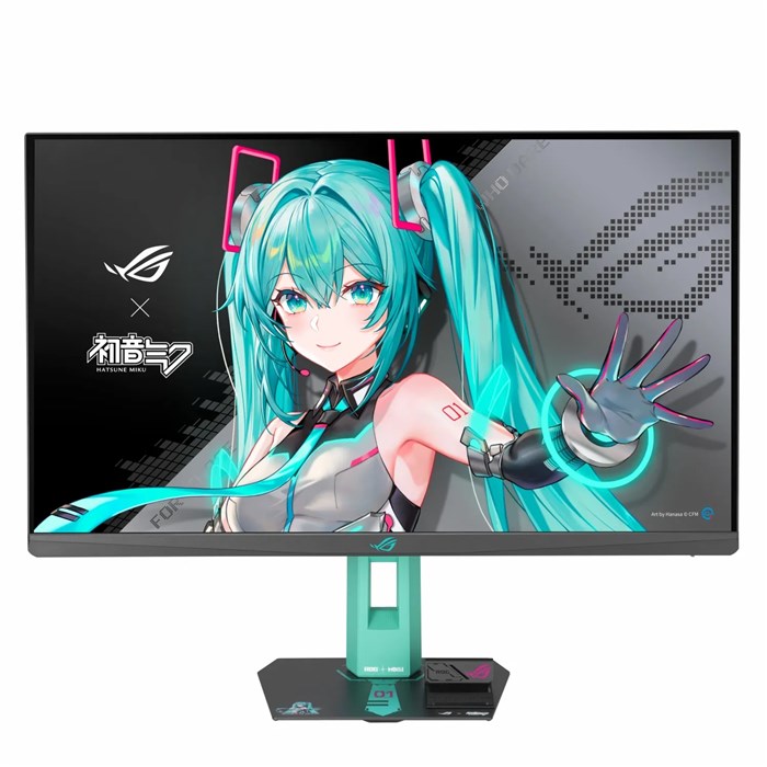 مانیتور گیمینگ 27 اینچ ایسوس ROG STRIX XG27ACMEG-G HATSUNE MIKU EDITION (260هرتز)